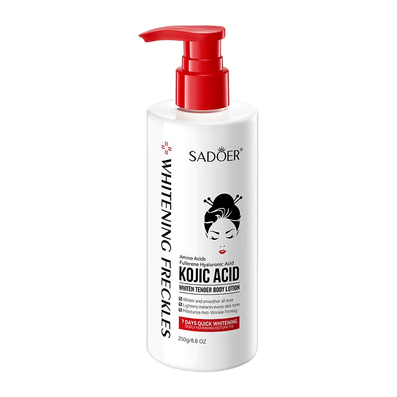 SADOER Organic Herbal Kojic Acid Whitening & Brightening Body Lotion 250g