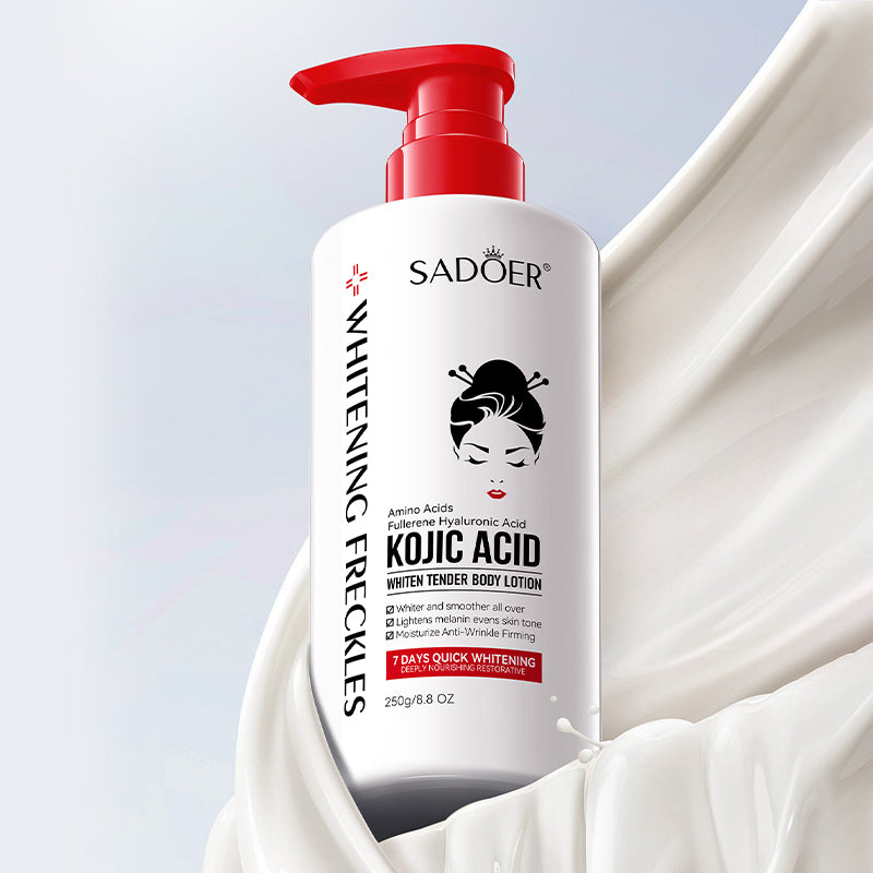 SADOER Organic Herbal Kojic Acid Whitening & Brightening Body Lotion 250g