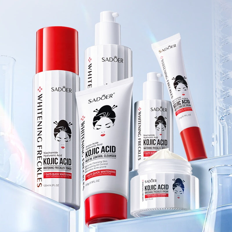 SADOER Kojic Acid Whitening & Brightening Skincare Set of 6