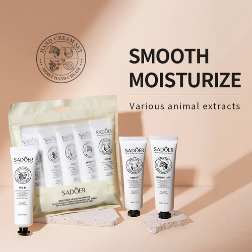 SADOER Animal Extract Hand Cream Set of 5